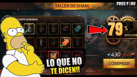 ASI FUNCIONA EL NUEVO TALLER DE SHANI EN FREE FIRE COMO GANAR EL 90