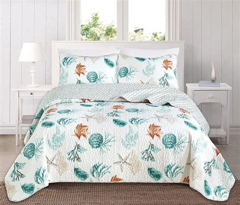 Top Rated Beach Themed Quilts For Sale Discover The Best Beach Bedding Sets And Coastal Quilt