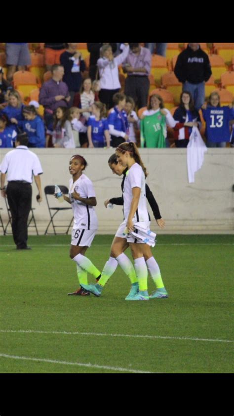Christen Press And Alex Morgan Alex Morgan Soccer Field Sport