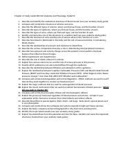 Chapter Study Guide Bio Anatomy And Physiology Ii Docx