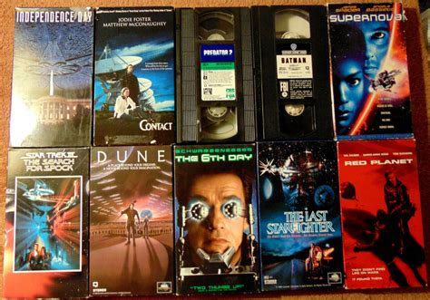 Lot Of Sci Fi Fantasy Vhs Tapes The Last Starfighter Red Planet