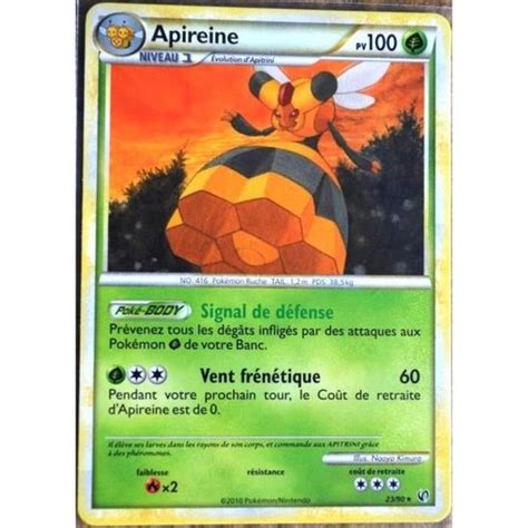 Carte Pokémon 23 90 Apireine 100 PV HS Indomptable NEUF FR Cdiscount