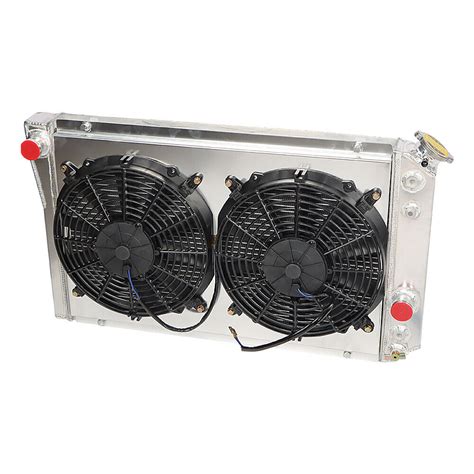 Row Aluminum Radiator Fan Shroud For Chevrolet S V