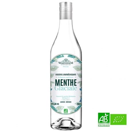 Liqueur De Menthe Glaciale Bio Warenghem