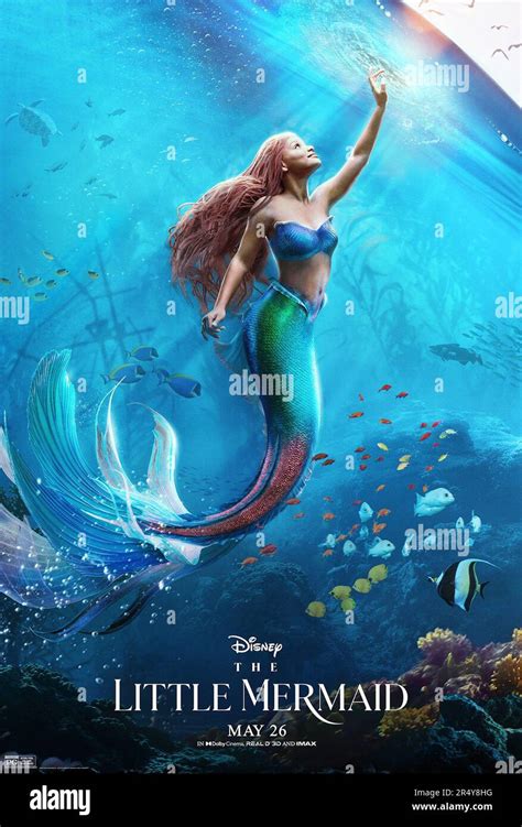 THE LITTLE MERMAID, US character poster, Halle Bailey as Ariel, 2023. © Walt Disney Studios ...