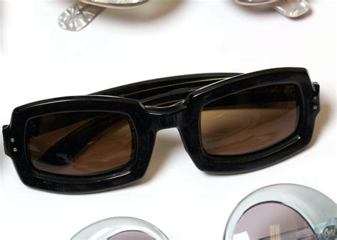 1960s French Sunglasses And Foster Grants With A Display Box Ebth