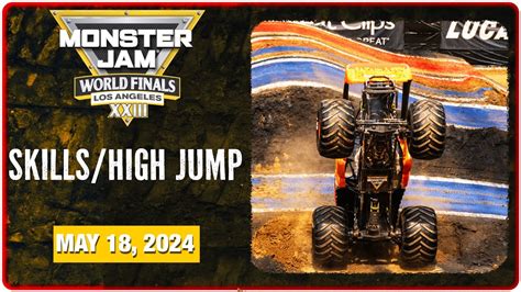 Monster Jam World Finals XXIII 2 Wheel Skills High Jump May 18 2024