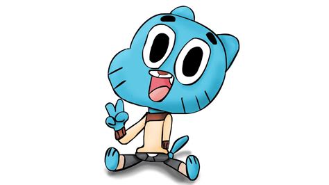 How To Draw Gumball Watterson From The Amazing World Of Gumball Youtube