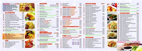 Menu Oriental Chef