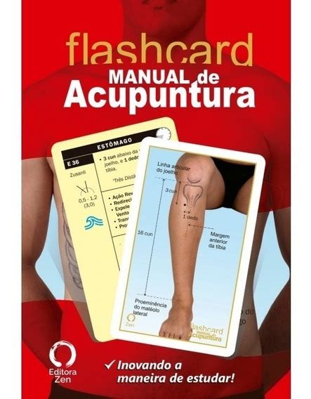 Ponto Extra Livros Flashcard Manual Acupuntura