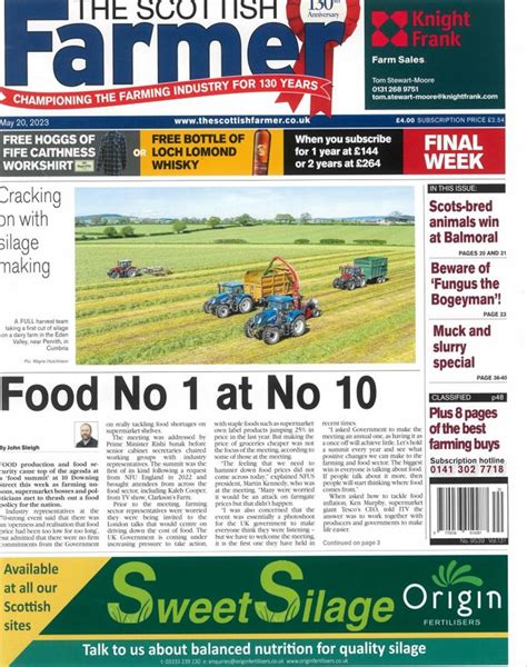 The Scottish Farmer Magazine Subscription