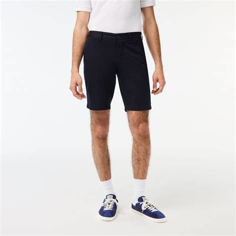 Buy Mens Slim Fit Stretch Cotton Bermuda Shorts Lacoste Uae