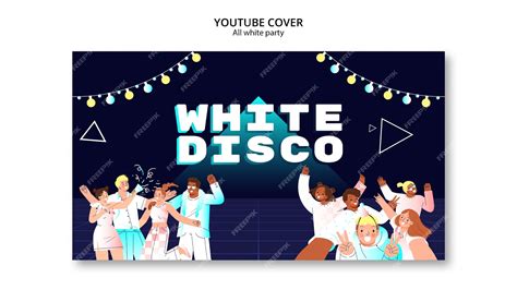 Free Psd All White Party Template Design