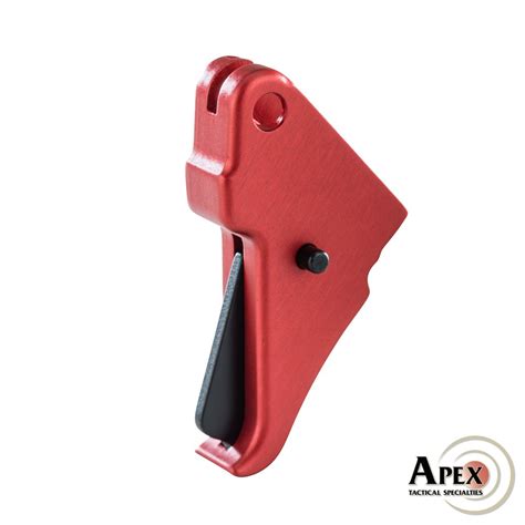 Apex Flat Faced Action Enhancement Red Trigger For Mandp Shield