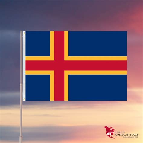 Åland (Åland Islands) Nylon Flag – North American Flags & Flagpoles ...