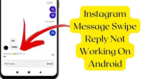 How To Fix Instagram Message Swipe Reply Option Not Working