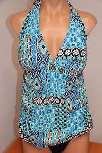 Nwt La Blanca Swimsuit Bikini Tankini Pc Set Plus Sz W Lag Halter