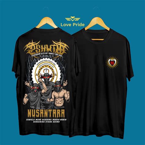 Jual Kaos Tshirt Baju Distro Pencak Silat PSHW Persaudaraan Setia Hati