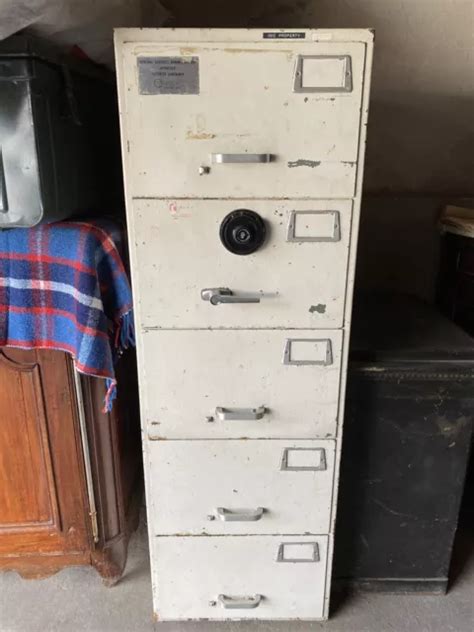 Rarissime En France Mosler Security Container De 1966 Coffre Fort