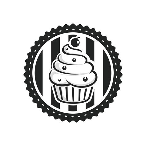 Cupcake Logo Design Vector Illustration 22330038 Vector Art At Vecteezy