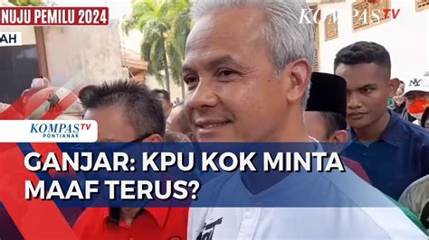 Capres Ganjar Tanggapi Surat Suara Simulasi Cuma Berisi 2 Paslon KPU