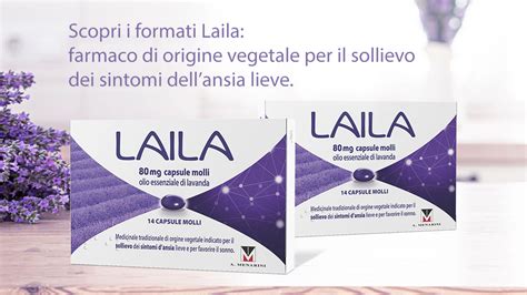 Laila Per Ansia Lieve 28 Capsule Molli Amica Farmacia