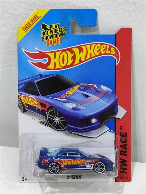 Hot Wheels 24/Seven 24/7 HW Race Blue, Hobbies & Toys, Toys & Games on ...