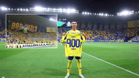 Al Nassr Honor Cristiano Ronaldo With Special GOAT Jersey As Tribute