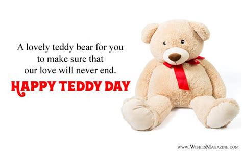 Happy Teddy Day Wishes Image - Wishes Magazine