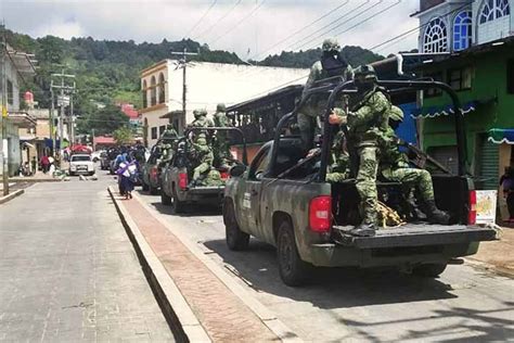 Fuerzas De Seguridad Federal Y Estatal Realizan Operativo Preventivo Y