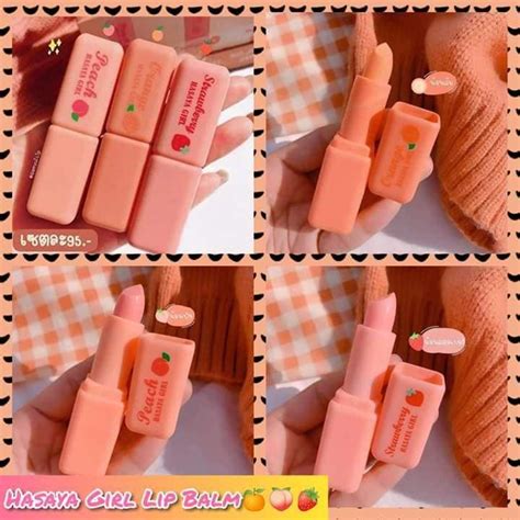 Pcs Hasaya Girl Magic Lip Balm Juicy Peach Hasaya Girl Lip Balm Lazada