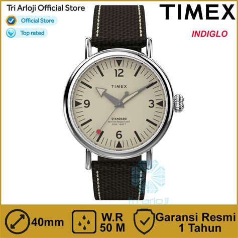 Jual Timex Tw V Standard Chronograph Jam Tangan Pria Analog Brown