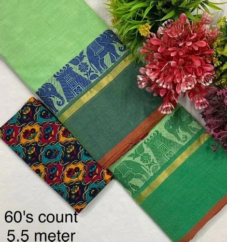 Chettinad Cotton Saree With Kalamkari Blouse At Rs 650 Piece