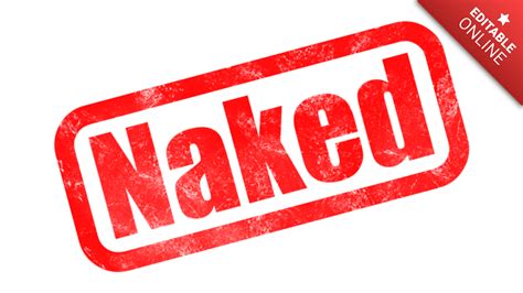 Naked Text Effect Generator