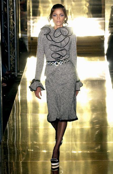 Jean Louis Scherrer Fall Grey Fashion Runway Fashion Autumn