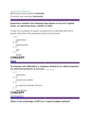 Sophia Principals Of Finance Milestone 4 Docx You Passed This