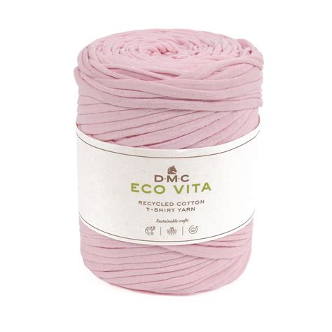 Garn DMC Eco Vita Tshirt trikå 450g rosa Panduro