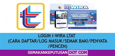 Login I Wira Ltat Cara Daftar Log Masuk Semak Baki Penyata