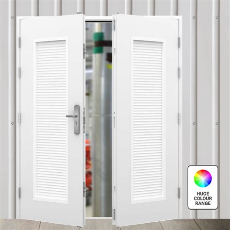 Double Door With Air Relief Grilles Air Vents Lathams