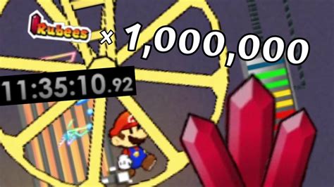 I Collected 1 000 000 Rubees Manually In Super Paper Mario YouTube