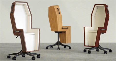 Concept Coffin Office Chair Design Wants Workers To Sit There Forever