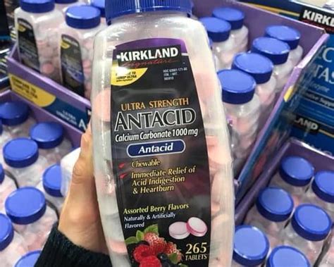 Viên nhai Kirkland Ultra Strength Antacid có tốt không