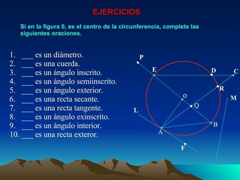 Elementos De La Circunferencia PPT