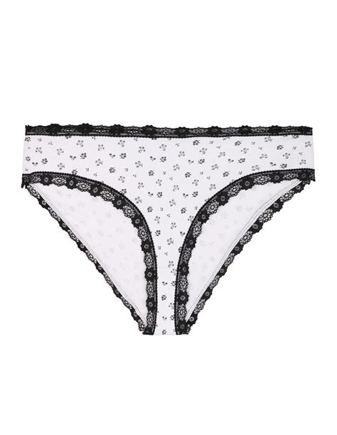 Majtki Damskie Figi Bikini Z Wzorem Wyko Czone Koronk Pak Wielokolorowy Sklep Moraj