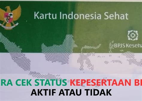 Status Kepesertaan BPJS Kesehatan Artikel BLOG