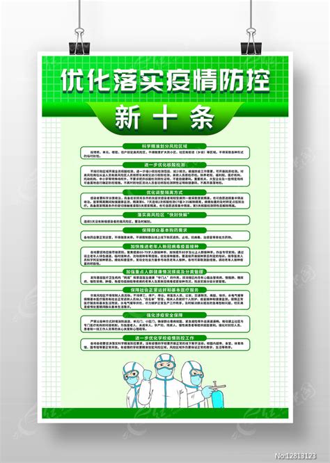 疫情防控新十条海报图片海报编号12813123红动中国