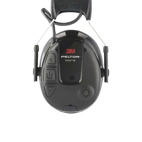 Casque Anti Bruit Peltor Protac Iii 3m Noir 32 Db Serre Tête