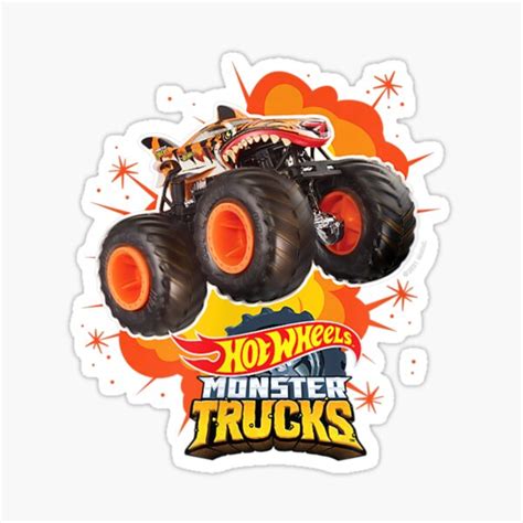 Orange Shark Monster Truck PNG, Tiger Digital File Download, Orange Truck, Shark Tiger ...