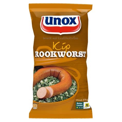 Unox Rookworst Kip Aanbieding Bij Albert Heijn