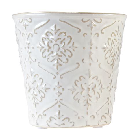 Floristik24 It Vaso Da Fiori Fioriera In Ceramica Bianco Crema Beige